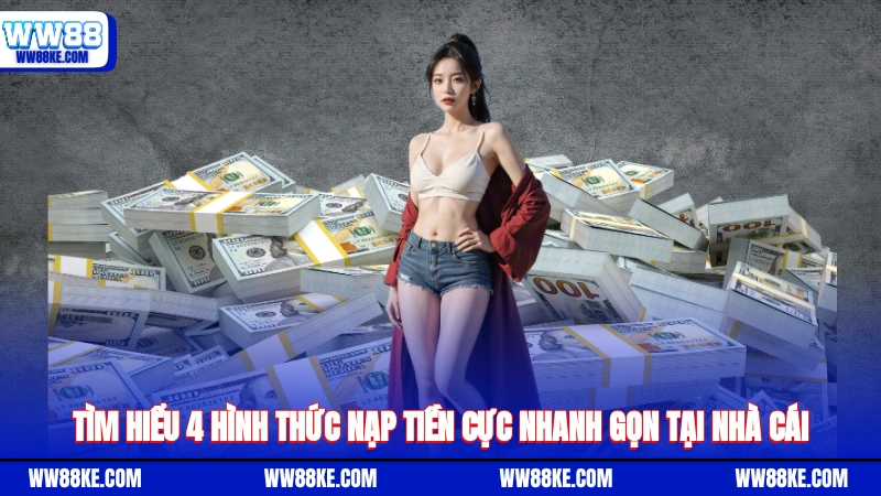Tìm hiểu 4 hình thức nạp tiền cực nhanh gọn tại nhà cái